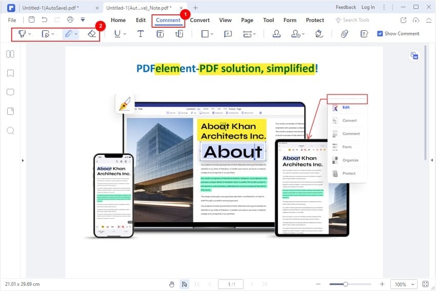 highlight pdf online alternative pdfelement