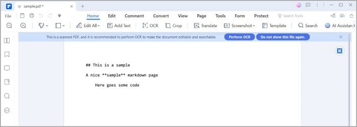 markdown file converted to pdf
