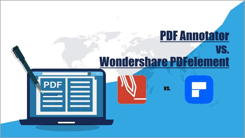 pdf annotation vs wondershare pdfelement