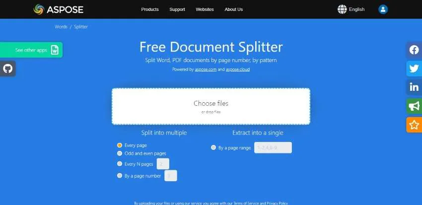 aspose diviseur de document gratuit