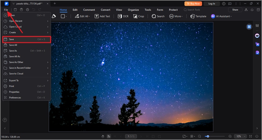 perform ocr and save pdf
