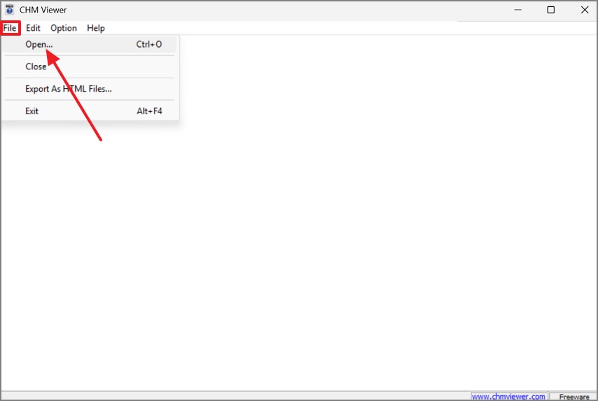 open chm file chm viewer