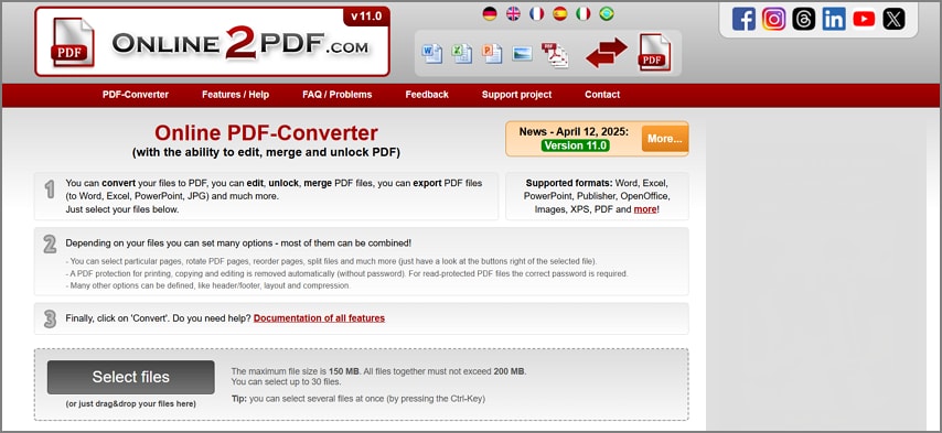 chm to pdf online2pdf
