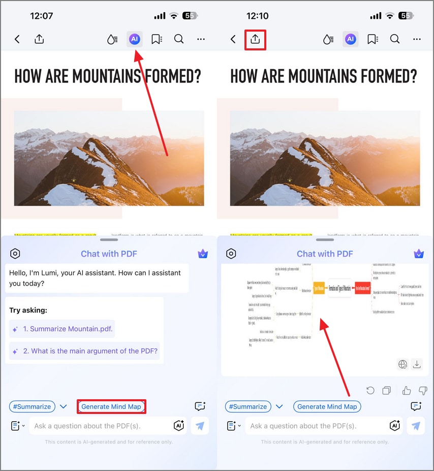 generate and edit mind map pdfelement