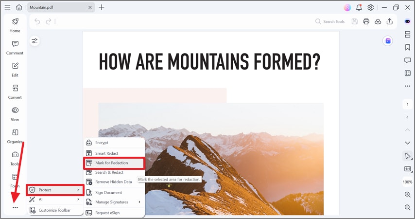 redact sensitive information pdfelement