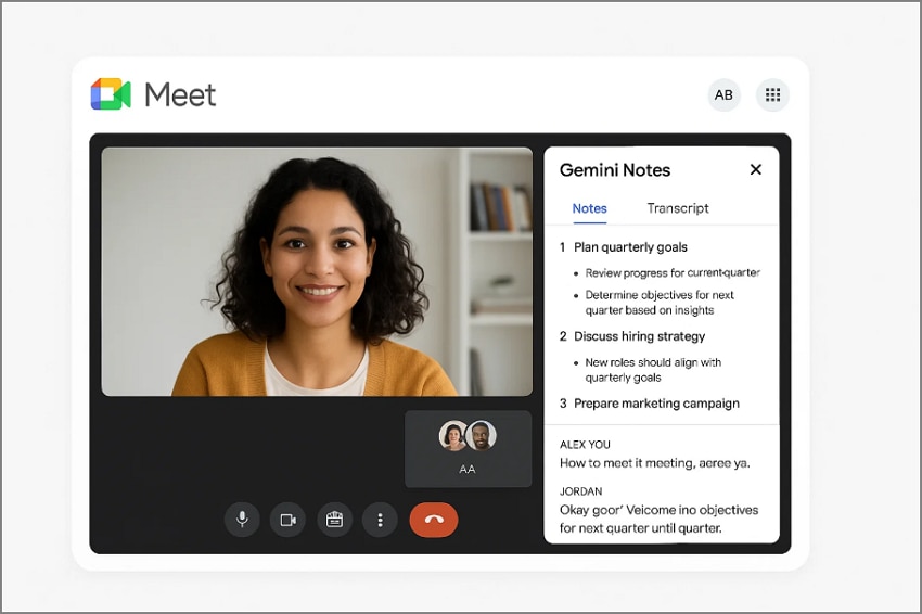 ai note taker for google meet