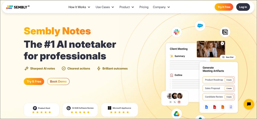 sembly ai note taker