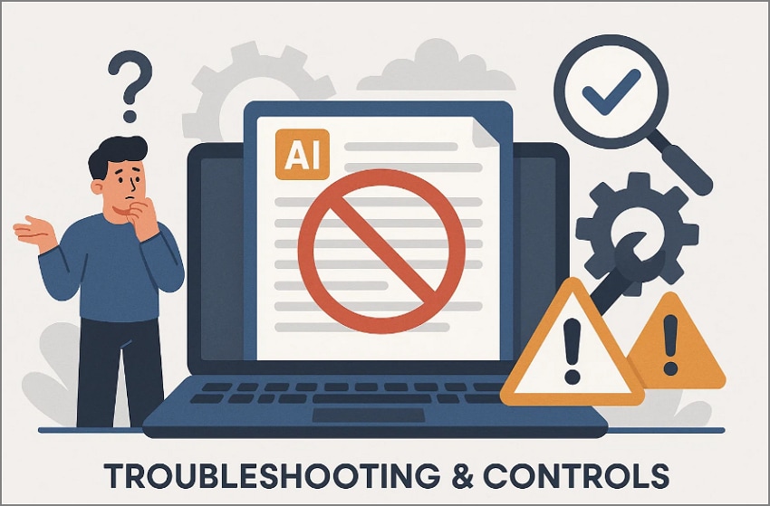 troubleshooting ai note taker