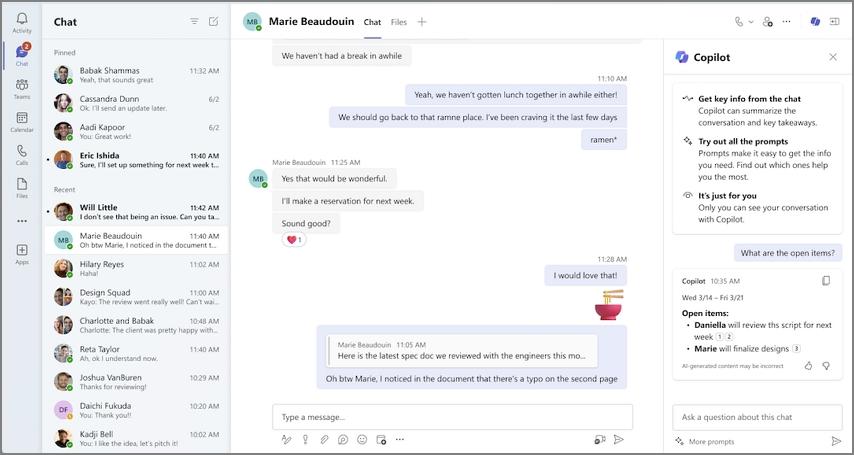 teams copilot ai meeting notes