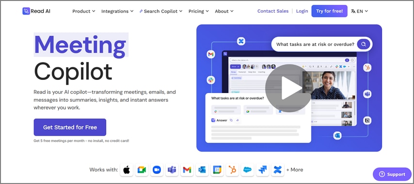 read ai IA para tomar notas en reuniones