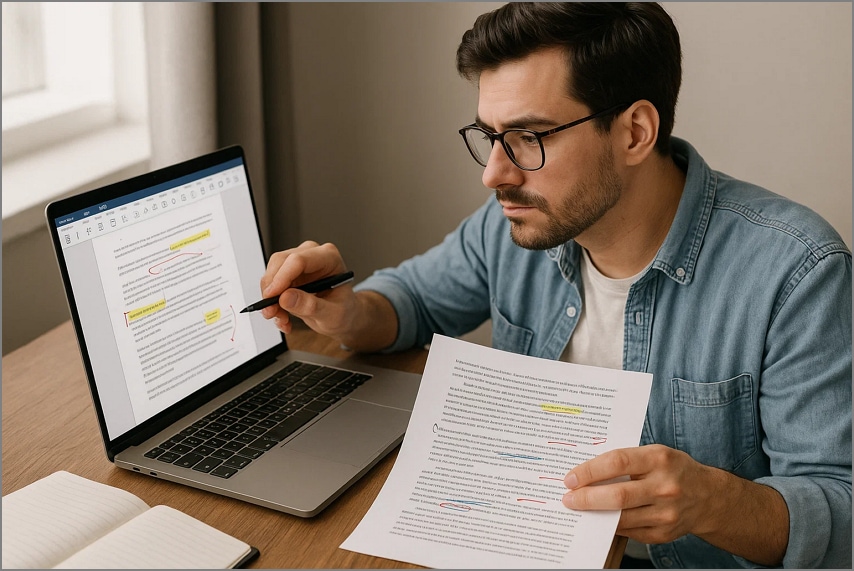 editing and annotation