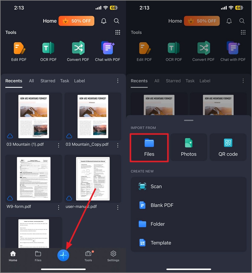open template pdfelement