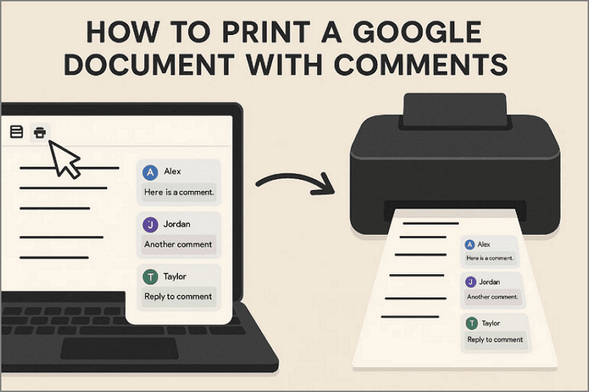 download a google document with comments