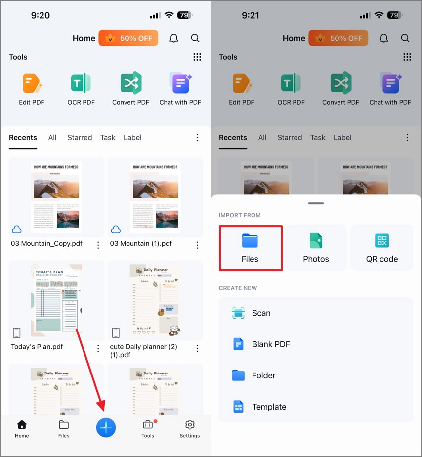 add pdf floor plan on pdfelement app