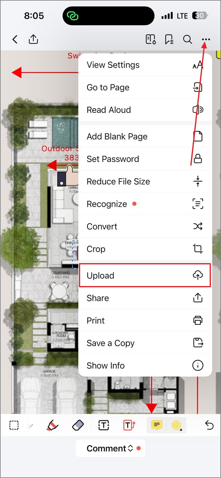 upload file across pdfelement cloud