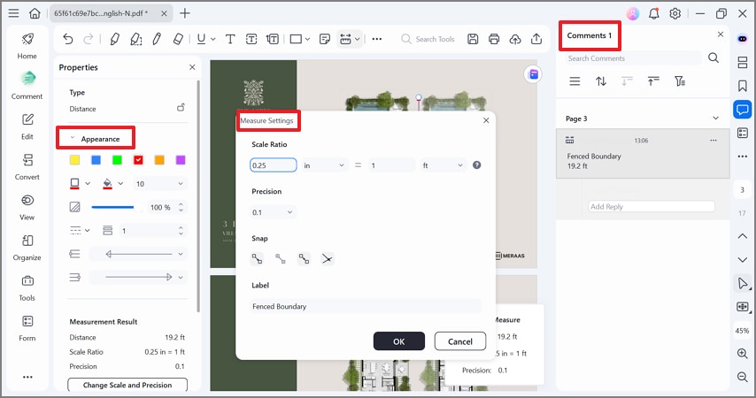 navigate to all measurement settings