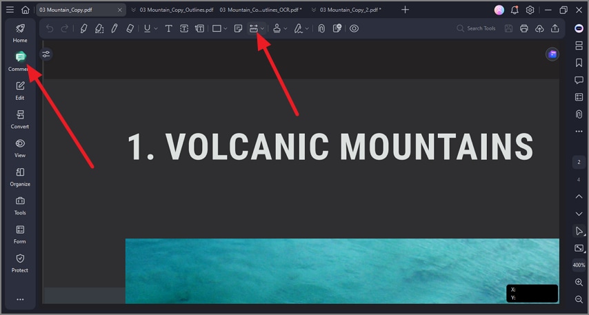 open pdf access comments