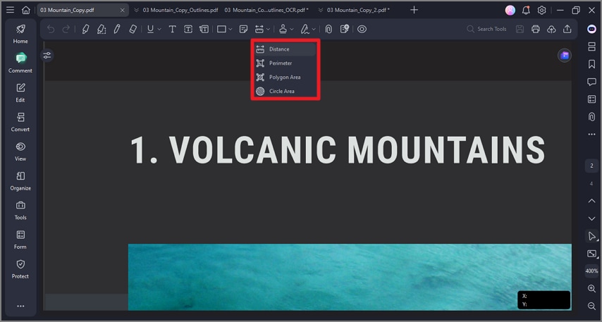 select your measurements