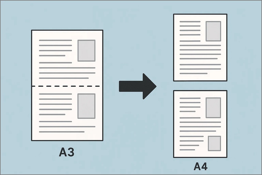 what a3 a4 split means
