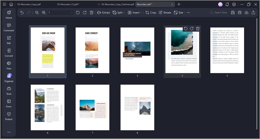 confirm reading order and orientation