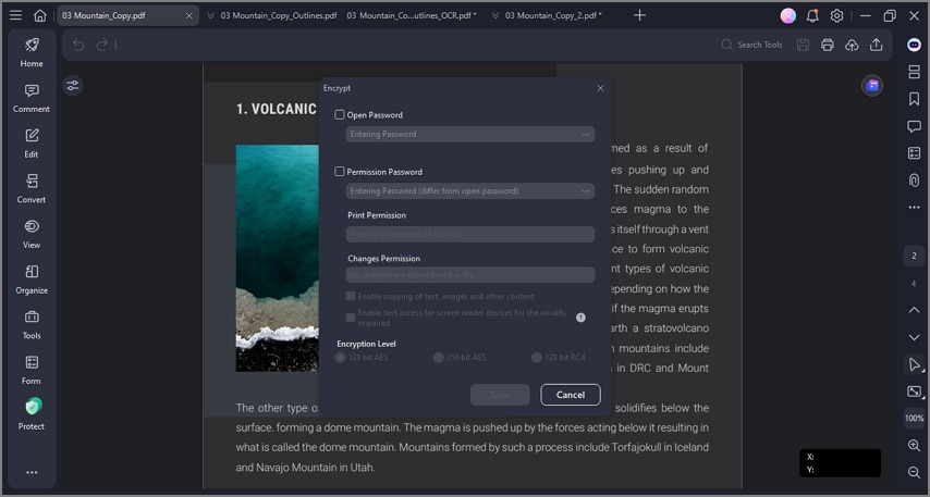 add password protection