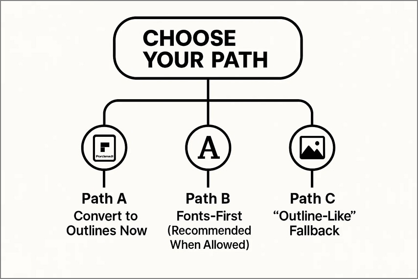 choose your outline path
