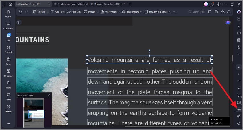 zoom results and save