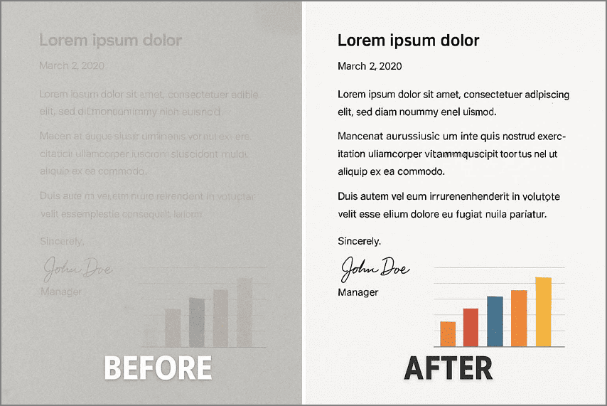 enhance scan improving pdf reflow