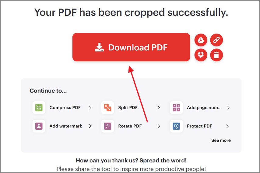 download margins on your device ilovepdf