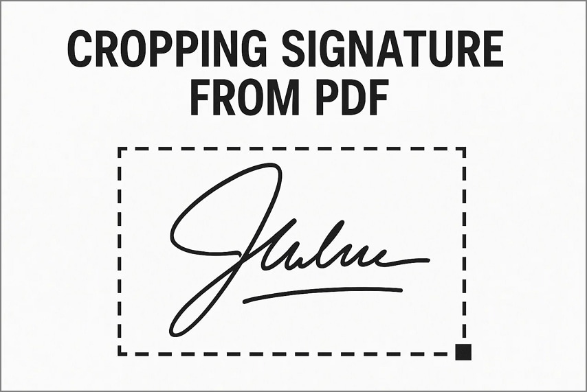 meaning of crop sign from pdf