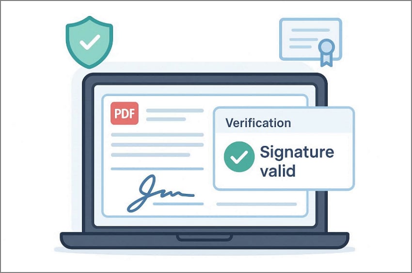 how to validate signature in pdf