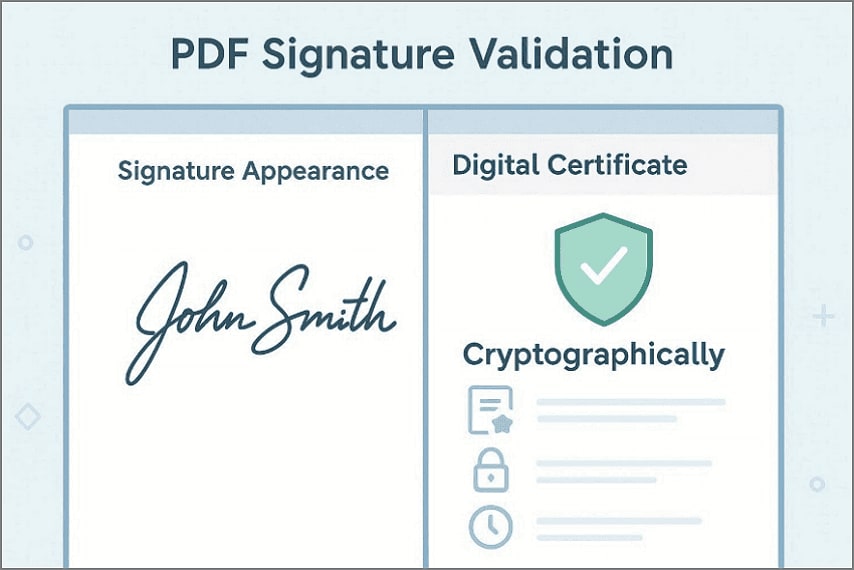 what is meant by signature validation