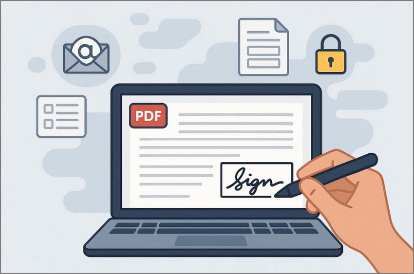 problems during esigning a document