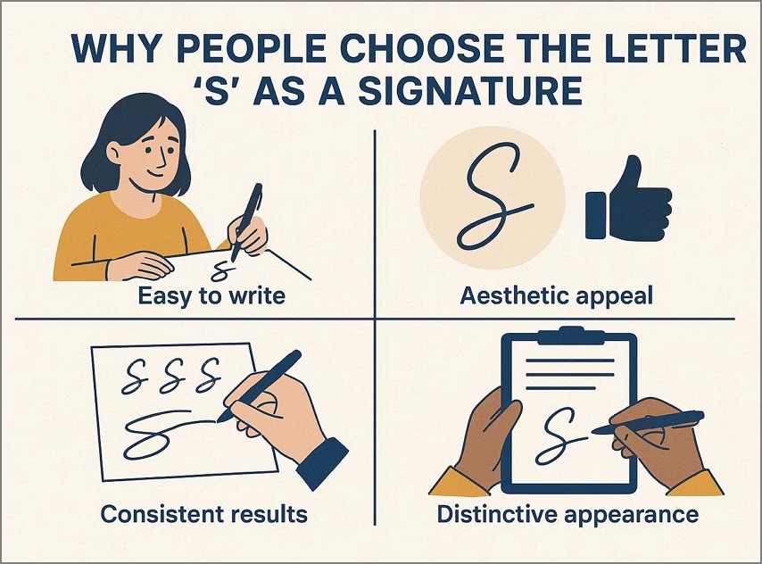 why users opt for initials signature