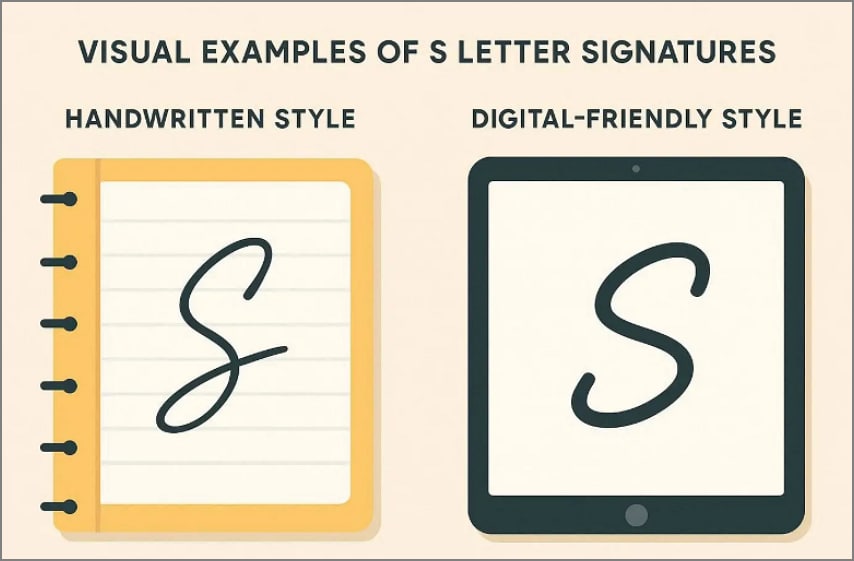 visual inspiration of s letters