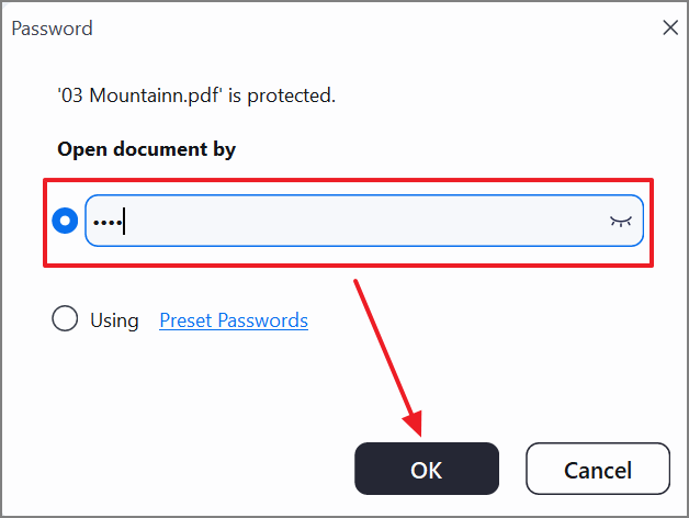 unlock protected file pdfelement