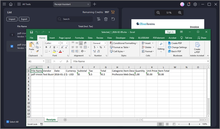 how pdfelement help in invoice generation