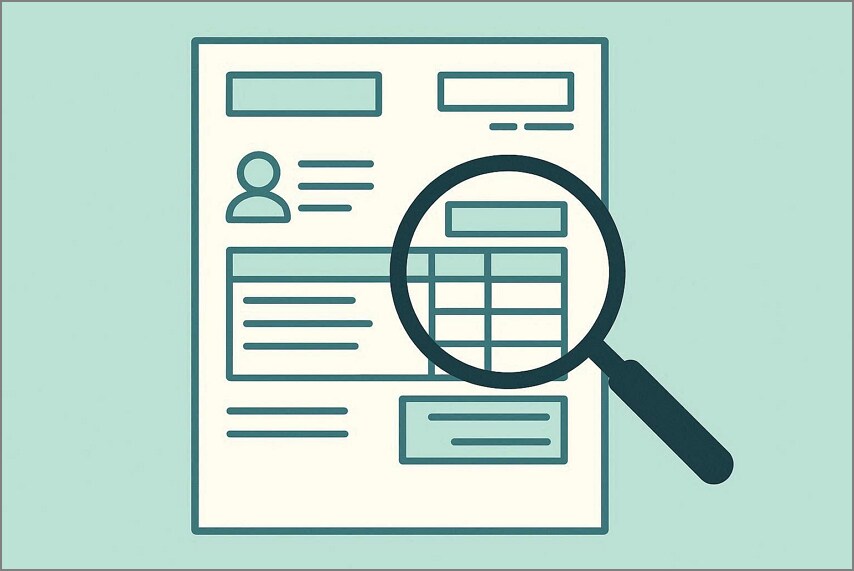 recognize fields in invoice