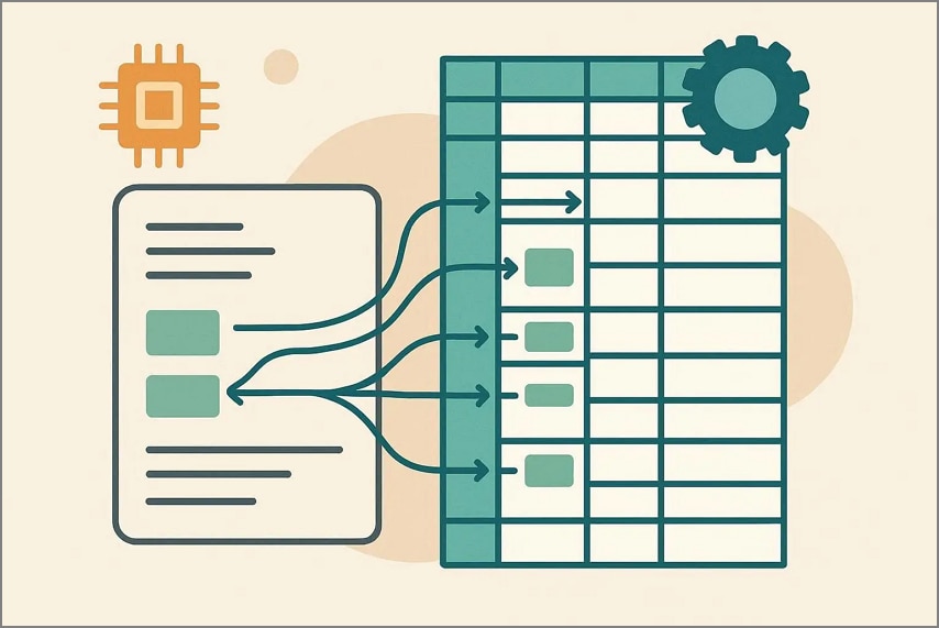structure data that is extracted