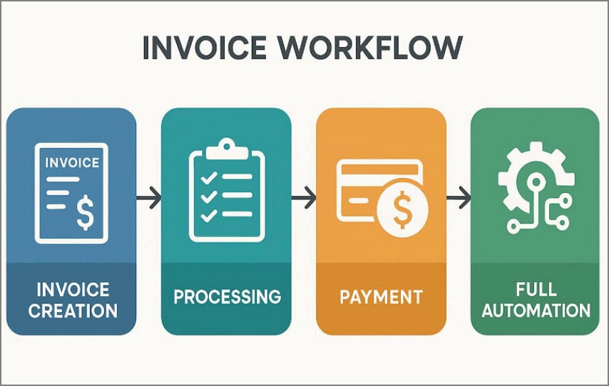 follow the invoice workflow