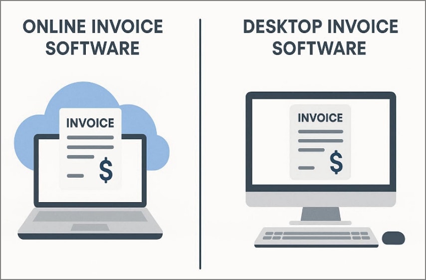 online vs desktop invoice software