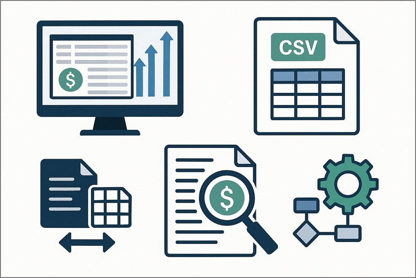 why csv is used in statement