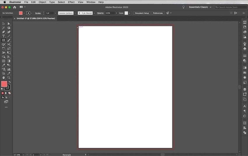 document with bleed in adobe illustrator