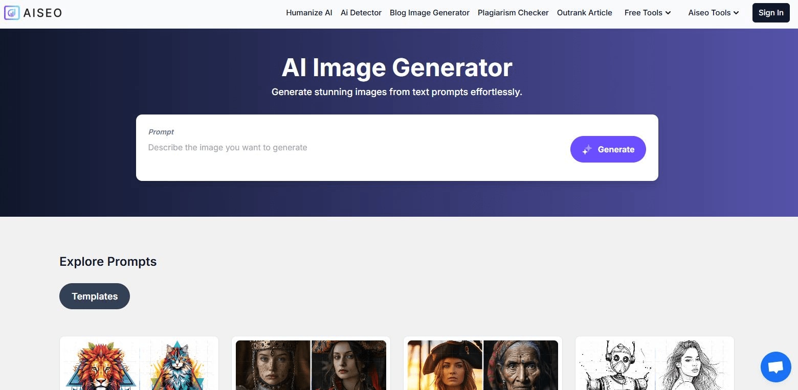 aiseo ai art generator based on image