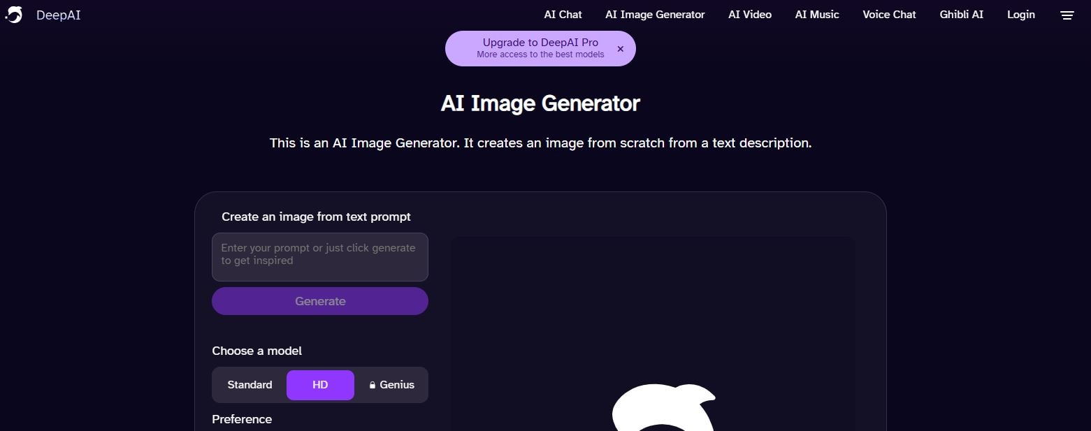 deep ai art image generator free
