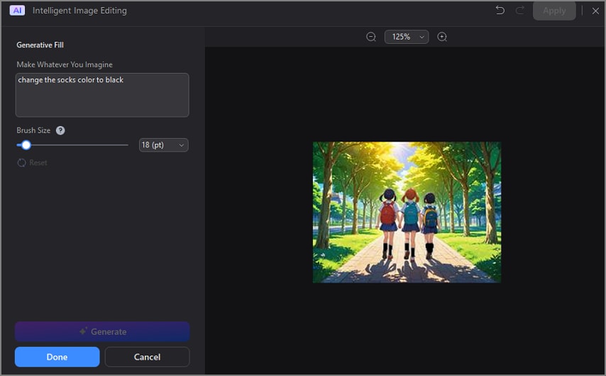 edit images with prompts on pdfelement