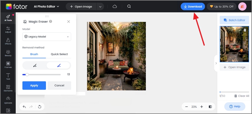 save results to device
