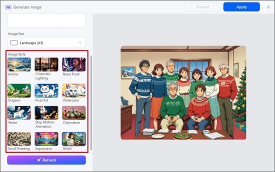 customize generated ai image