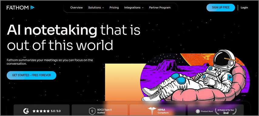 fathom ai lecture note taker