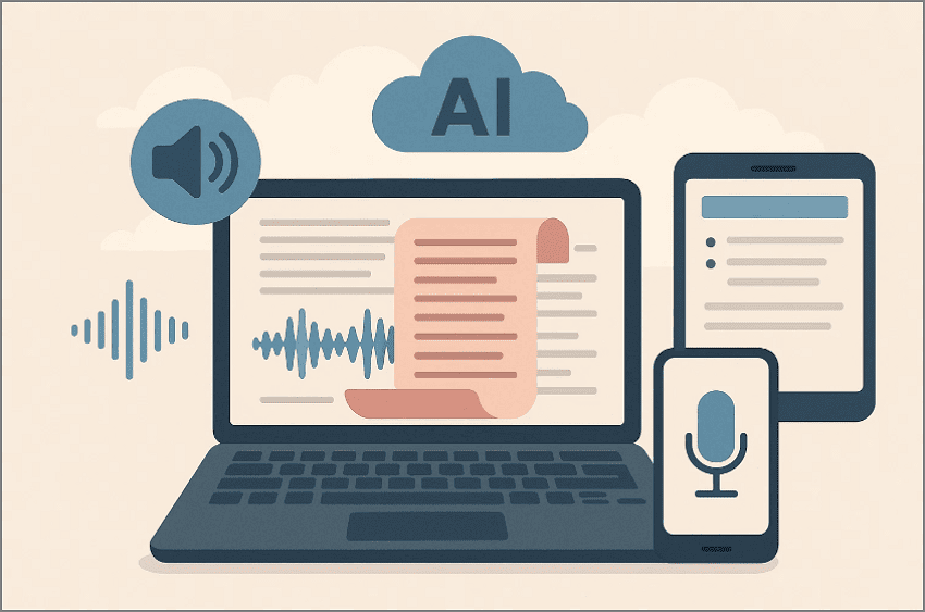 ai audio to text converter